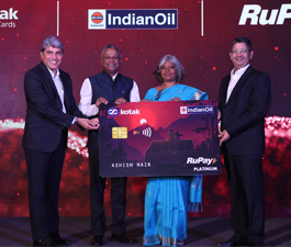 Launch of co-branded IndianOil Kotak Bank RuPay Credit Card